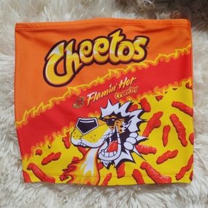 Forever 21 Cheetos Flamin Hot orange tube top